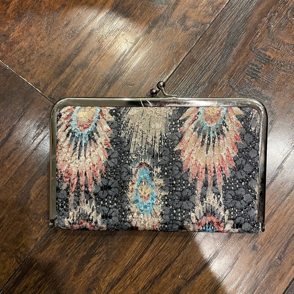 Elegant Black and Multicolor Clutch